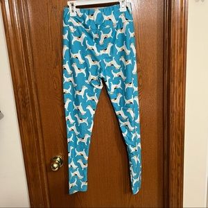 Charlie’s Project Jack Russell Terrier Leggings Size Small